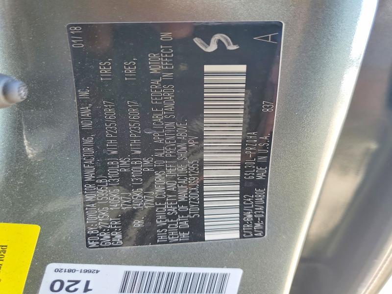 2018 Toyota Sienna xle