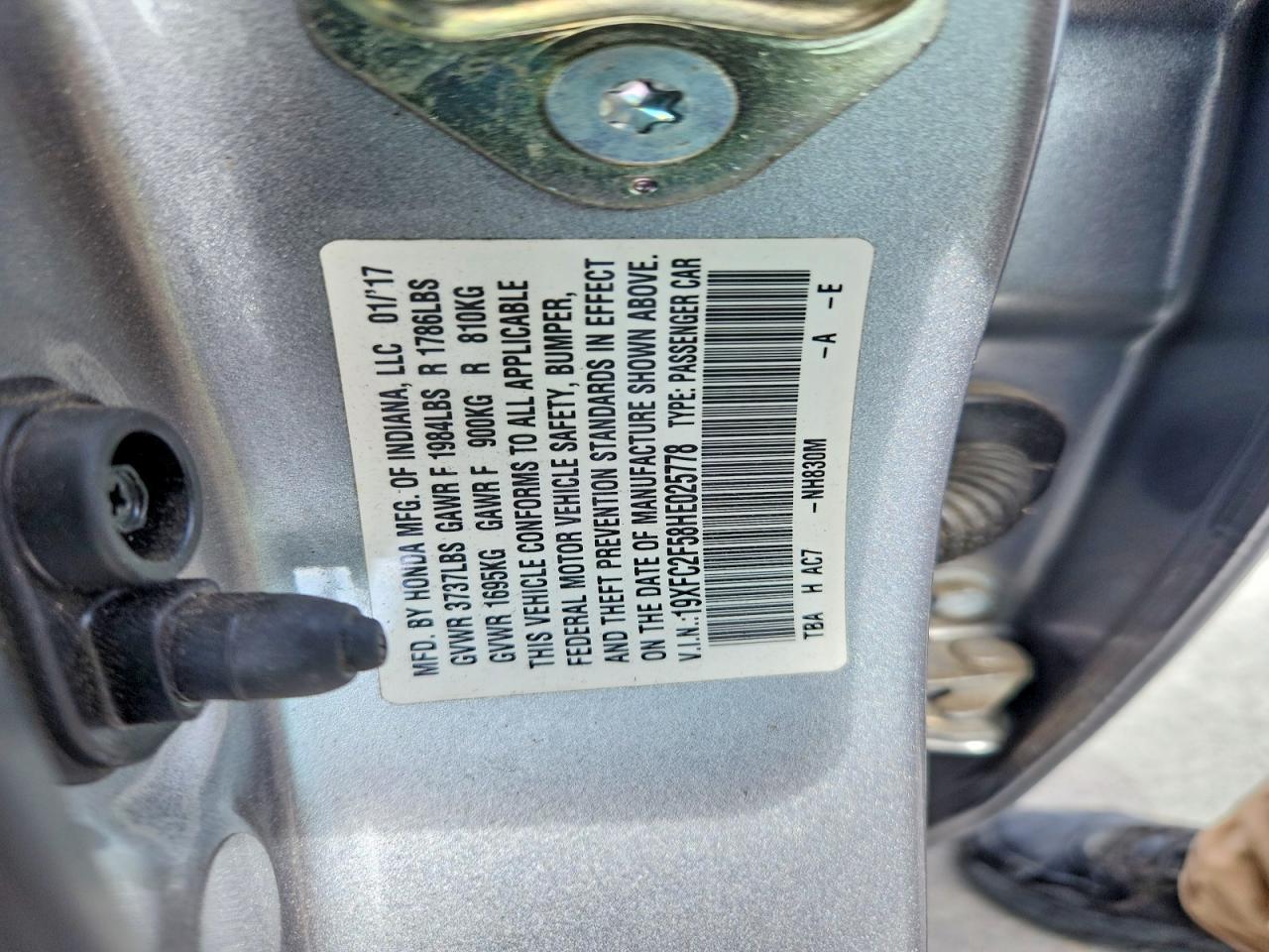 2017 Honda Civic lx