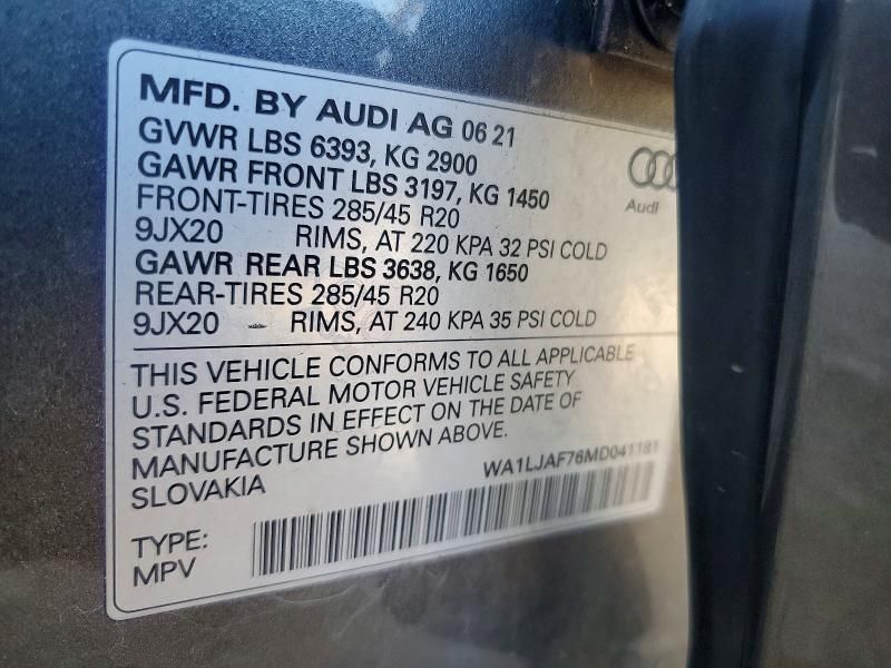 2021 Audi Q7 Premium Plus