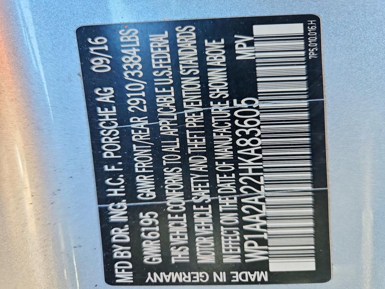 2017 Porsche Cayenne