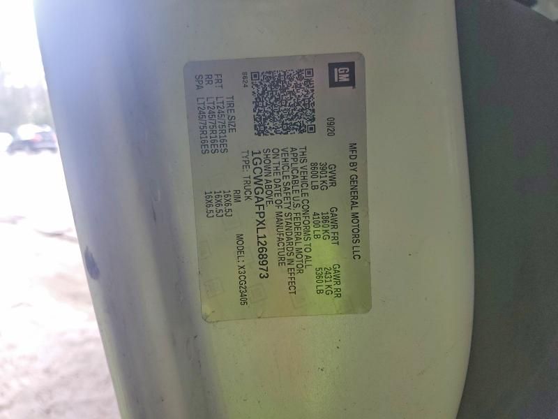 2020 Chevrolet Express G2500