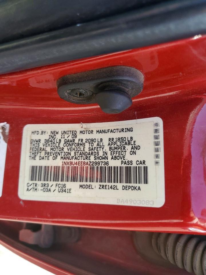 2010 Toyota Corolla le
