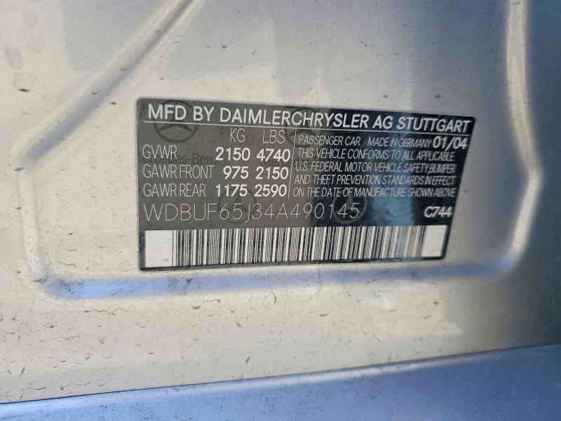 2004 Mercedes-Benz E 320