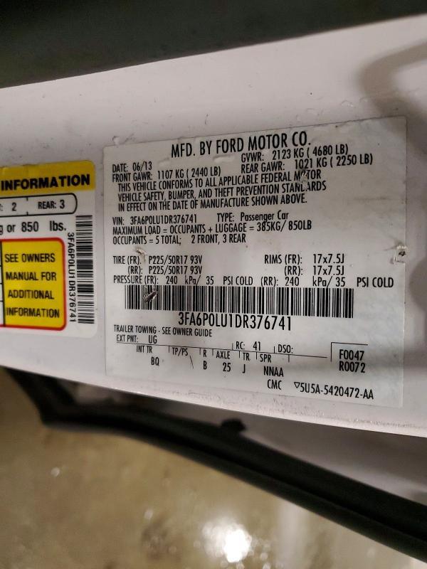 2013 Ford Fusion se Hybrid