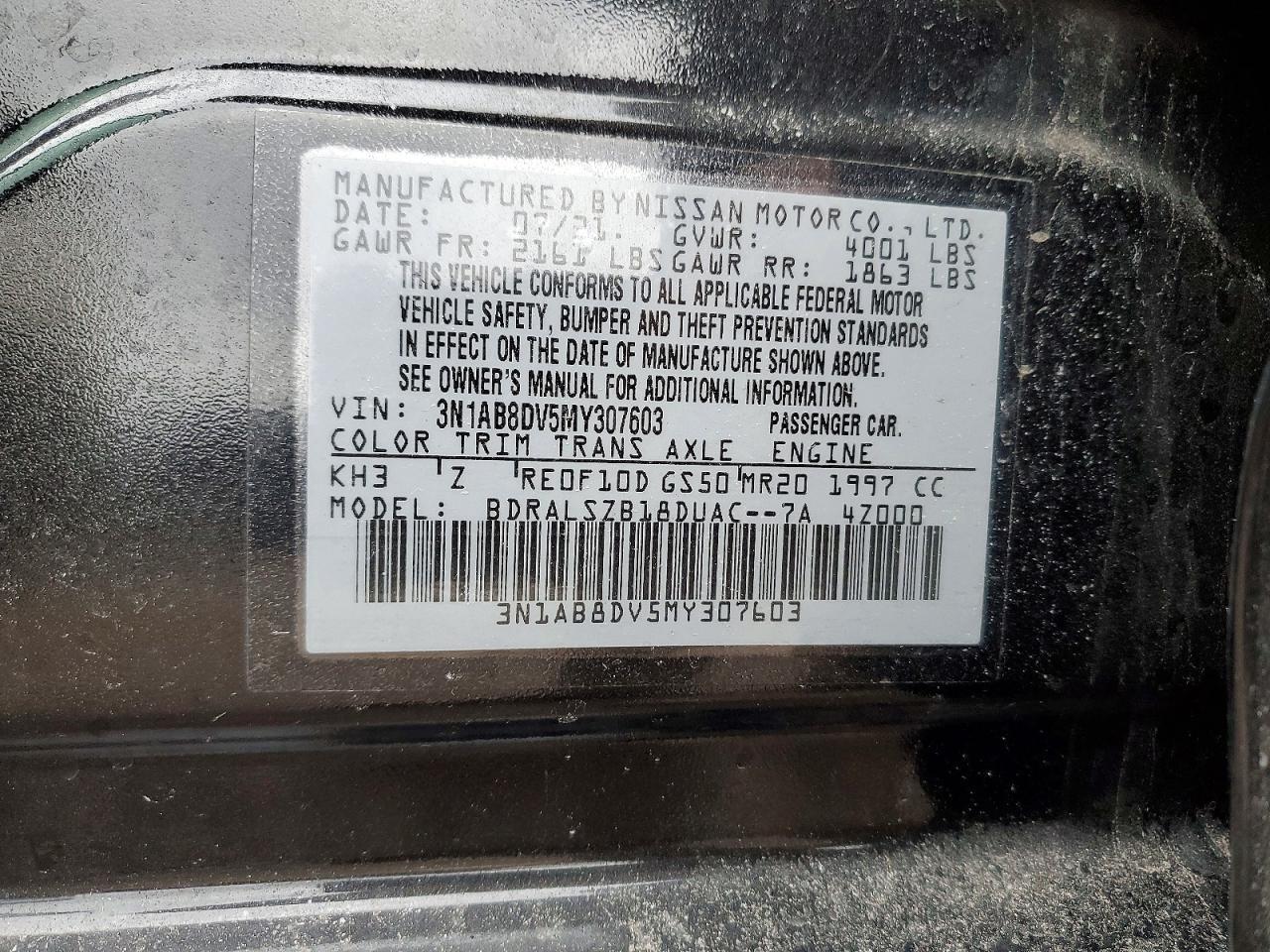 2021 Nissan Sentra sr