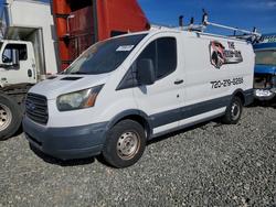 Salvage trucks for sale at Brighton, CO auction: 2015 Ford Transit T-150