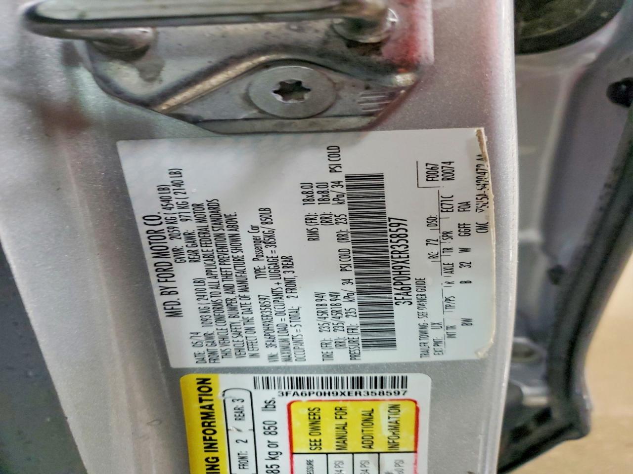 2014 Ford Fusion se
