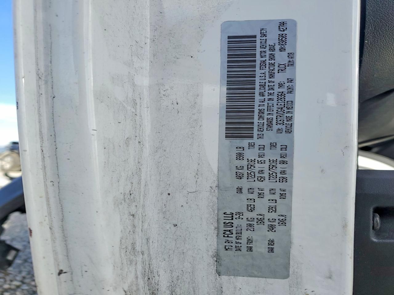 2020 Dodge RAM Promaster 2500 Utility / Service Van