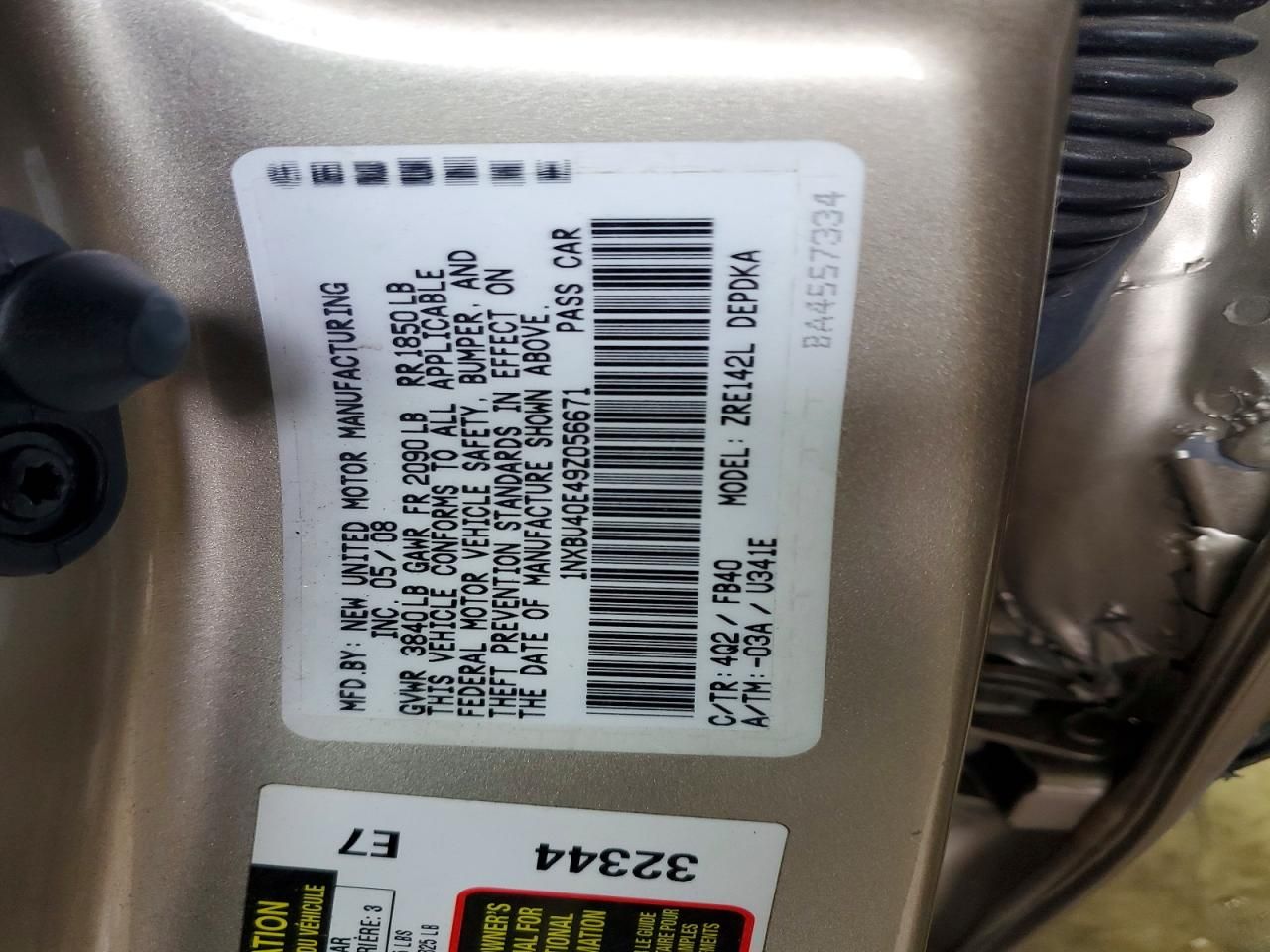 2009 Toyota Corolla Base