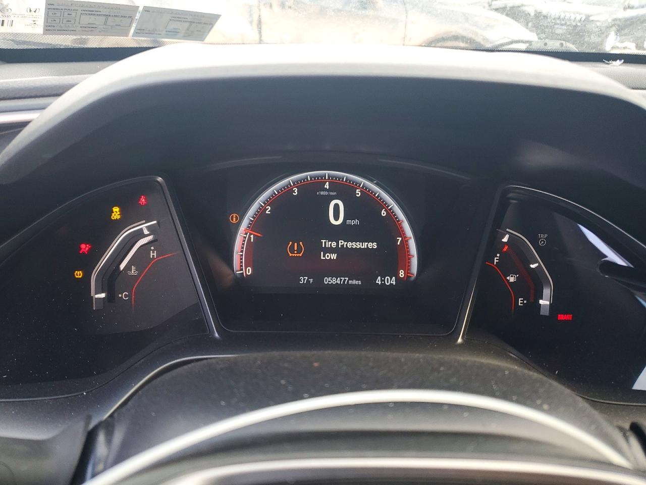 2018 Honda Civic si