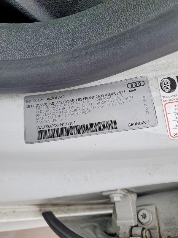 2017 Audi A7 Prestige