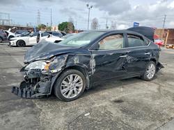 Salvage cars for sale from Copart Wilmington, CA: 2015 Nissan Sentra sl