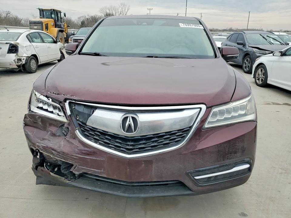 2016 Acura Mdx Technology