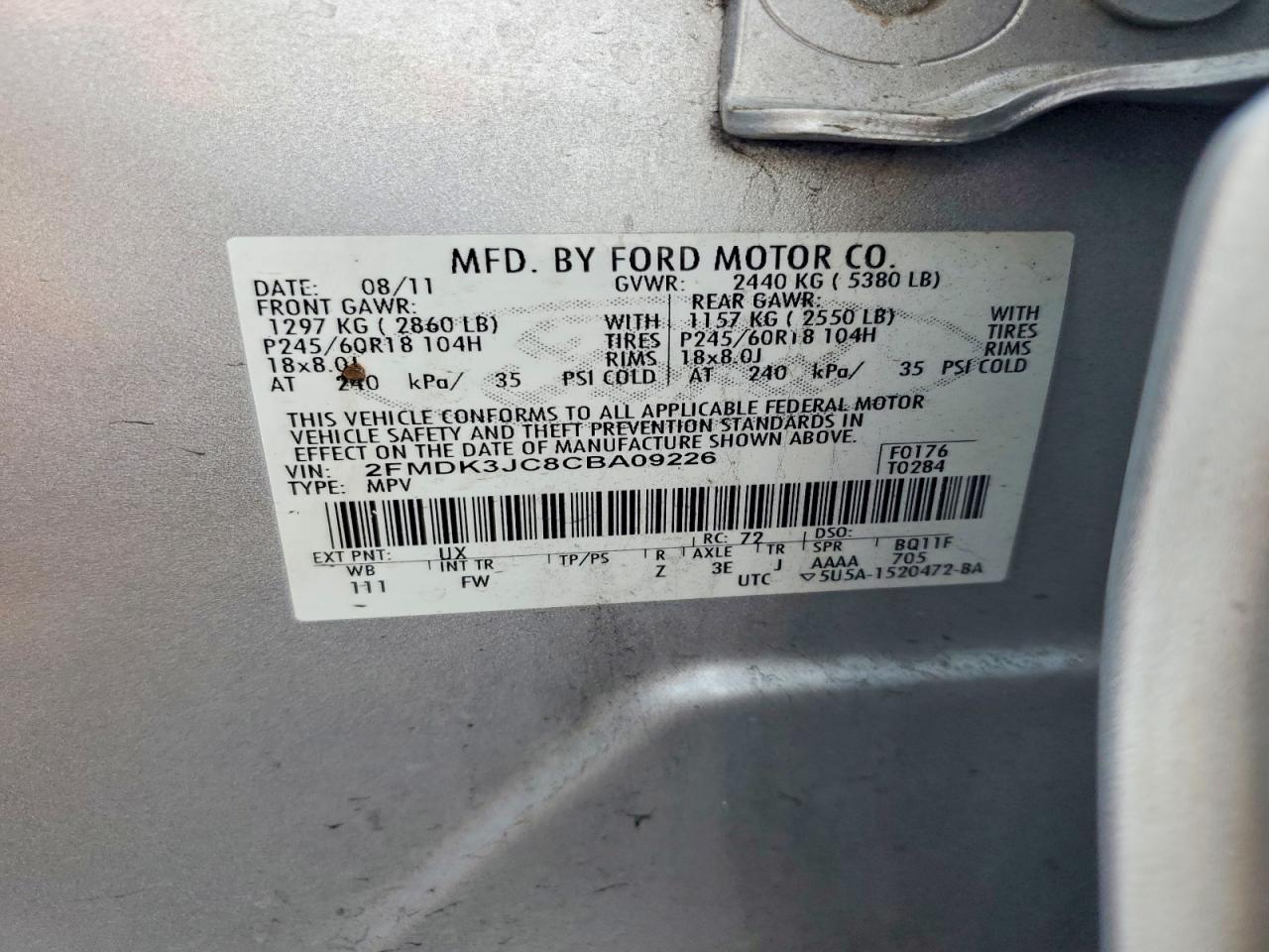 2012 Ford Edge sel