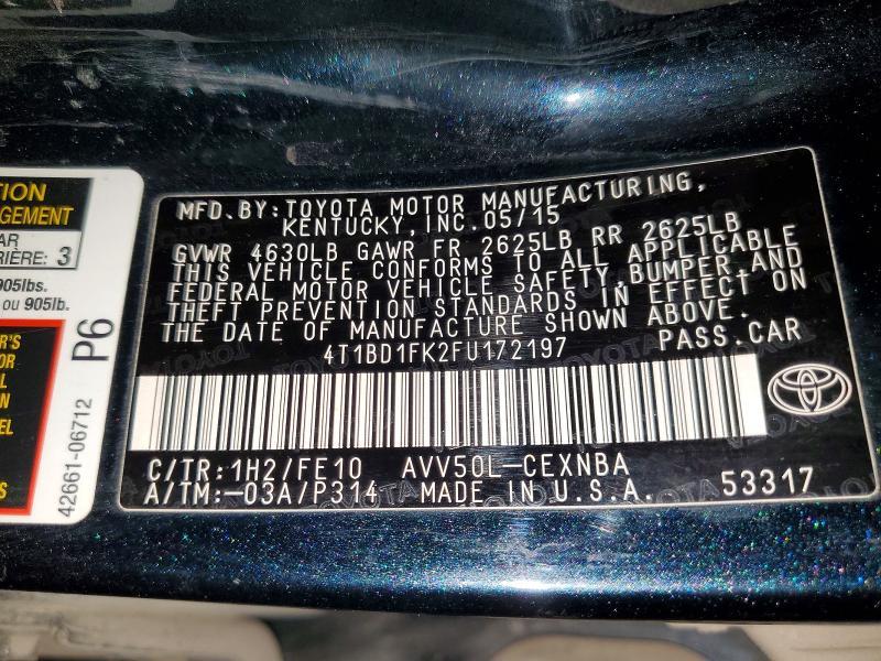 2015 Toyota Camry Hybrid