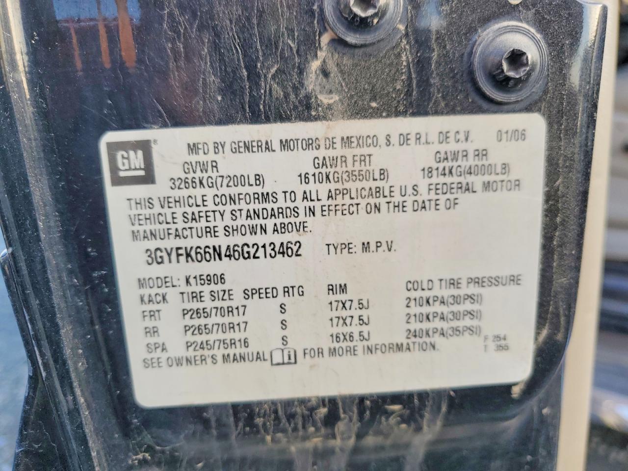 2006 Cadillac Escalade esv