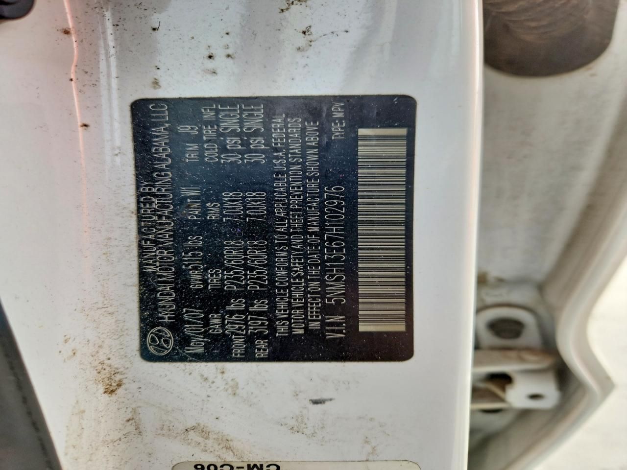 2007 Hyundai Santa fe se