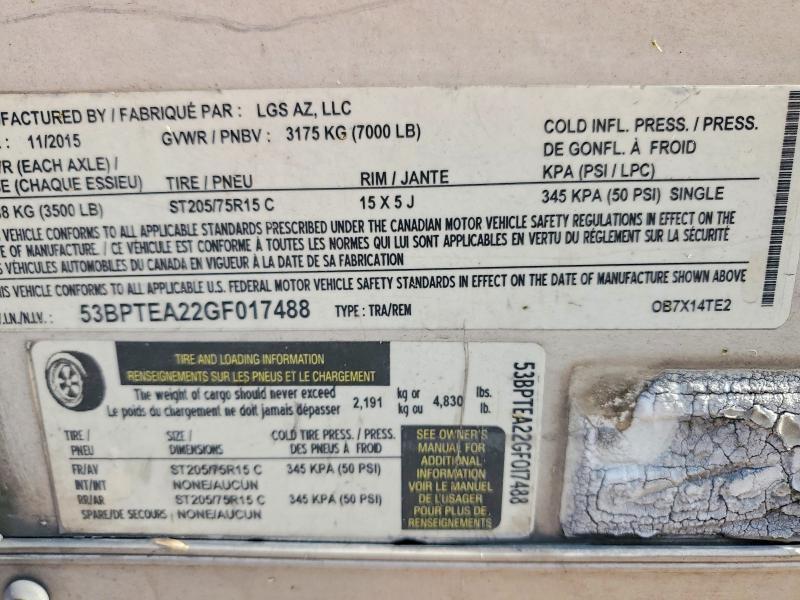 2016 Pace American 2016 LGS OB7X14TE2 Enclosed Cargo Trailer
