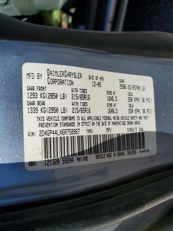 2006 Dodge Grand Caravan sxt