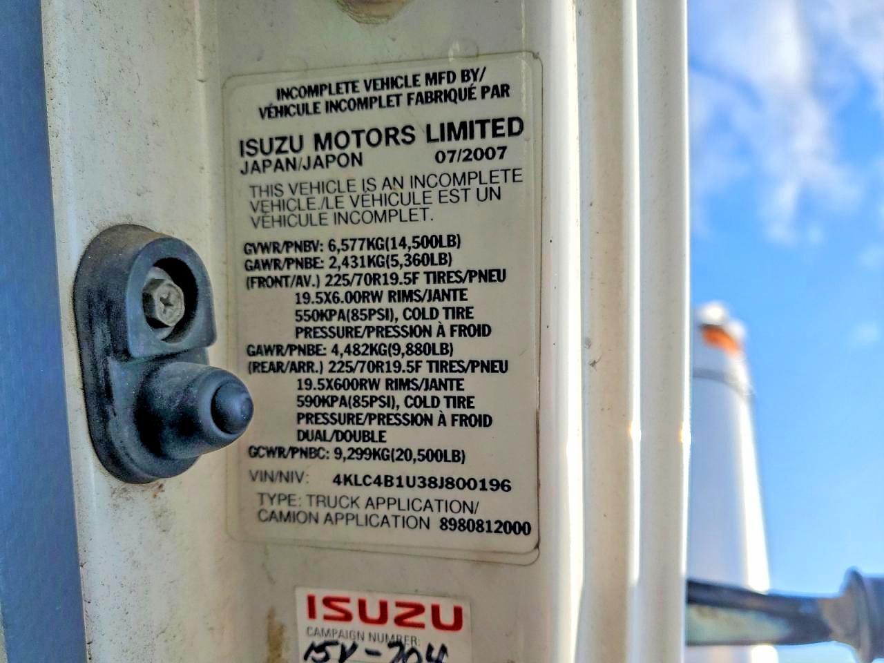 2008 Isuzu NPR NPR-ST