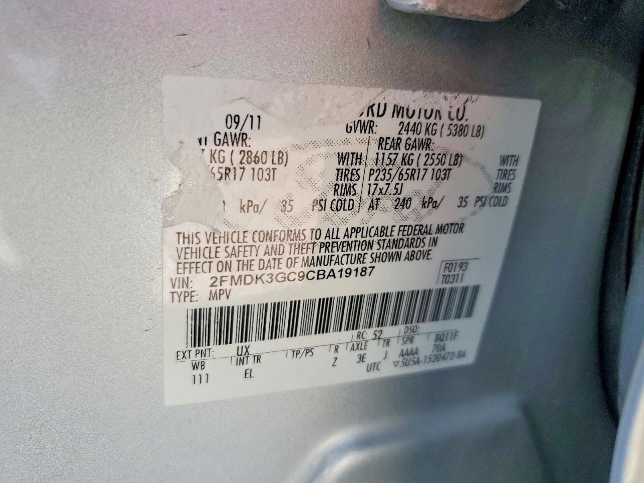 2012 Ford Edge se