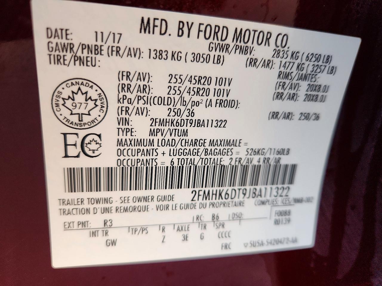 2018 Ford Flex Limited