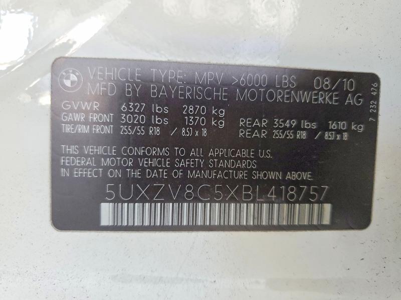 2011 BMW X5 Xdrive50i