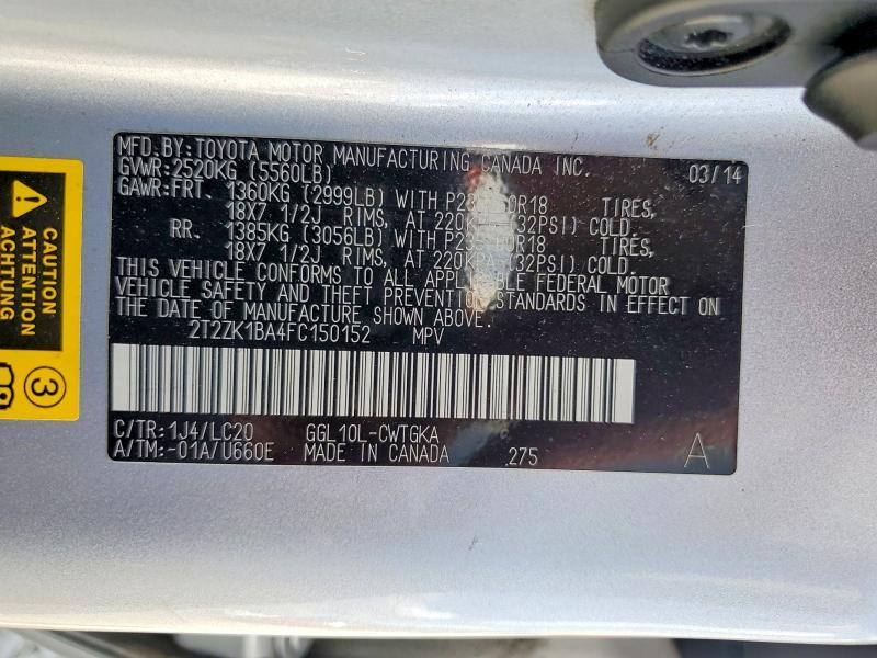 2015 Lexus Rx 350 Base