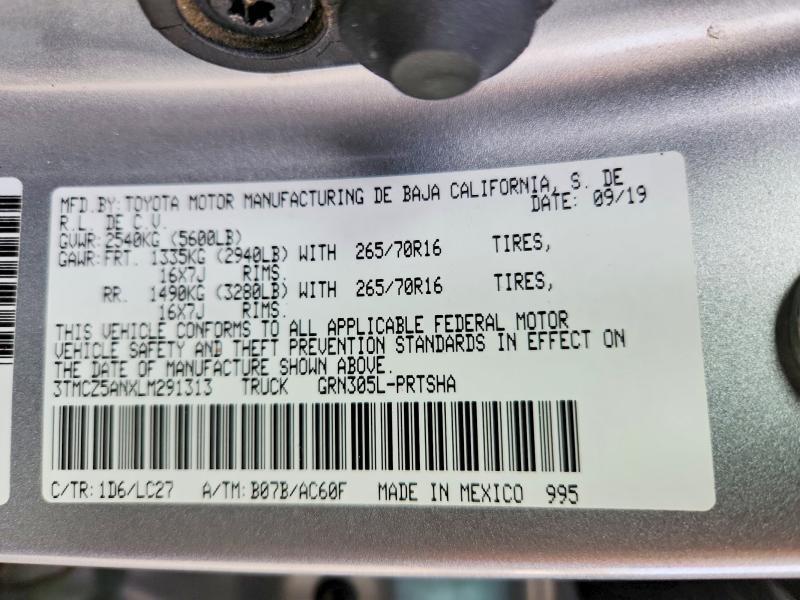 2020 Toyota Tacoma TRD OFF-Road