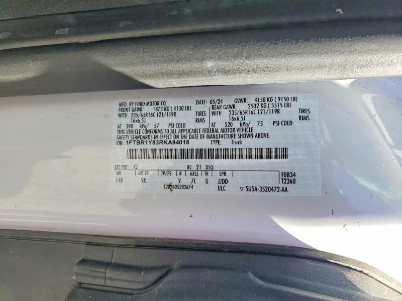 2024 Ford Transit 250 Utility / Service van