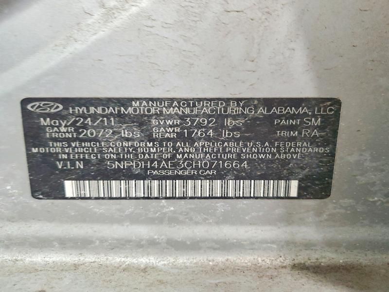 2012 Hyundai Elantra gls