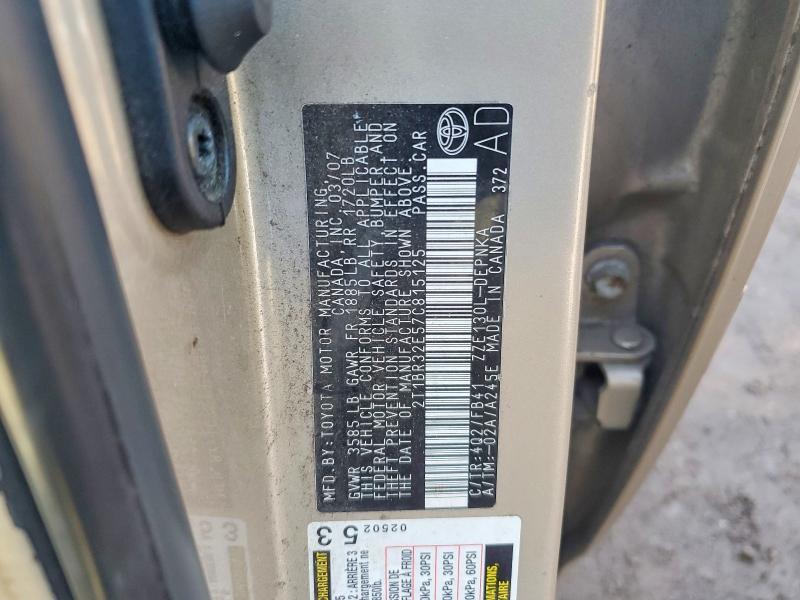 2007 Toyota Corolla le