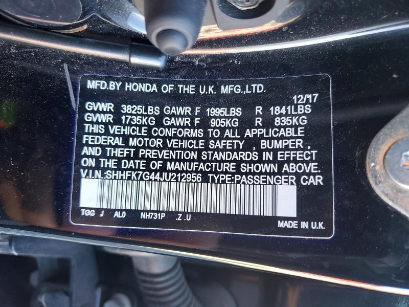 2018 Honda Civic Sport