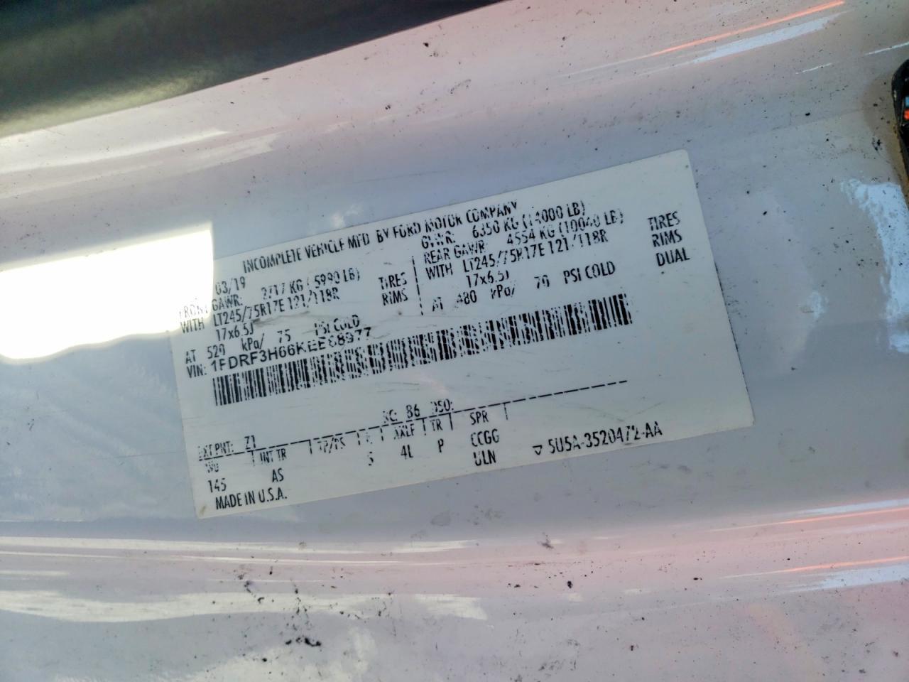 2019 Ford F350 Super Duty