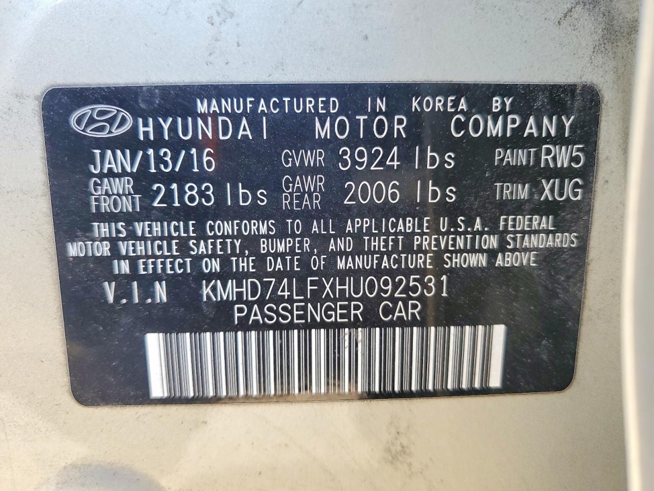2017 Hyundai Elantra se