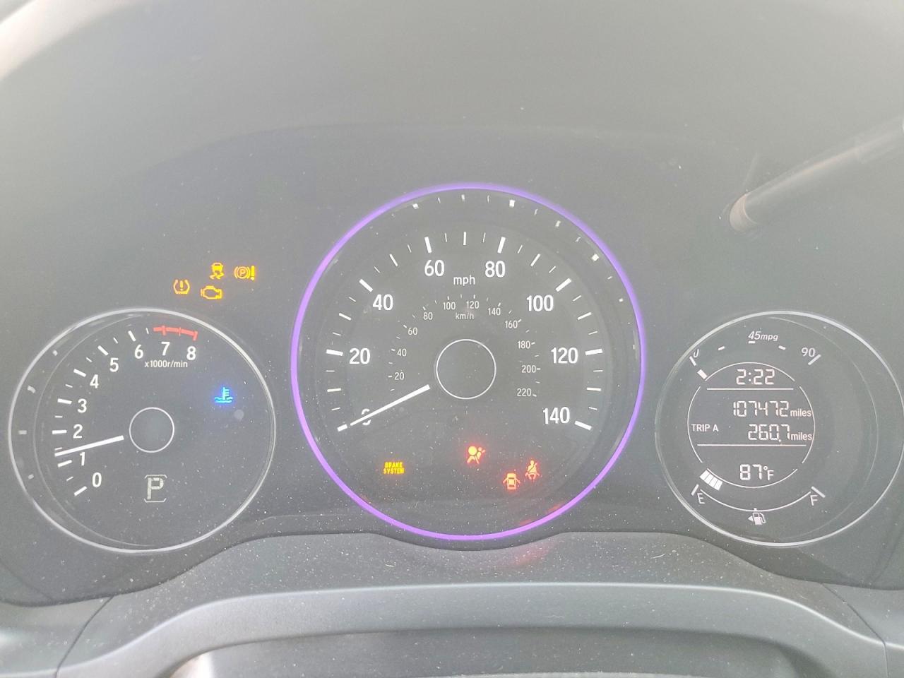 2016 Honda Hr-v ex