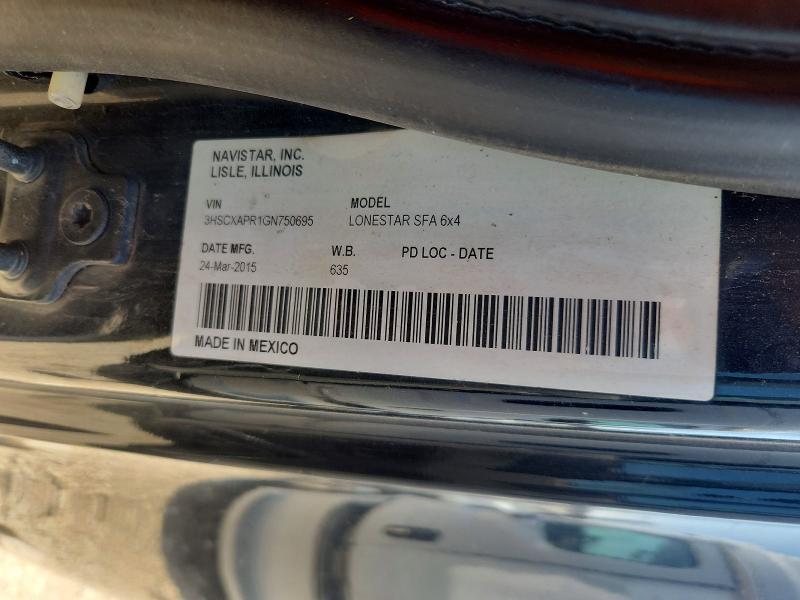 2016 International Lonestar Truck Cab AND Chassis