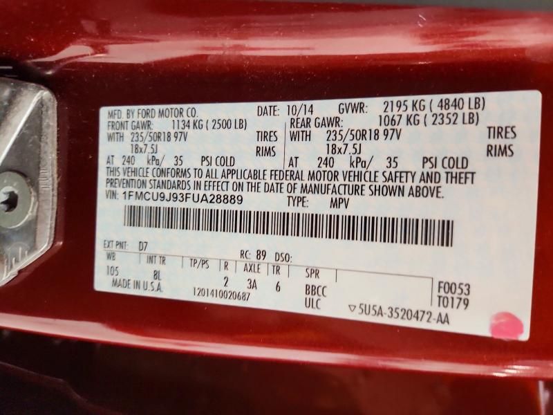 2015 Ford Escape Titanium