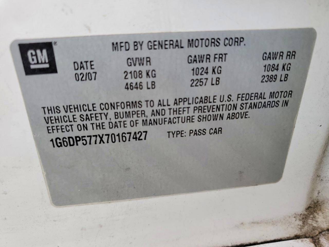 2007 Cadillac Cts hi Feature V6