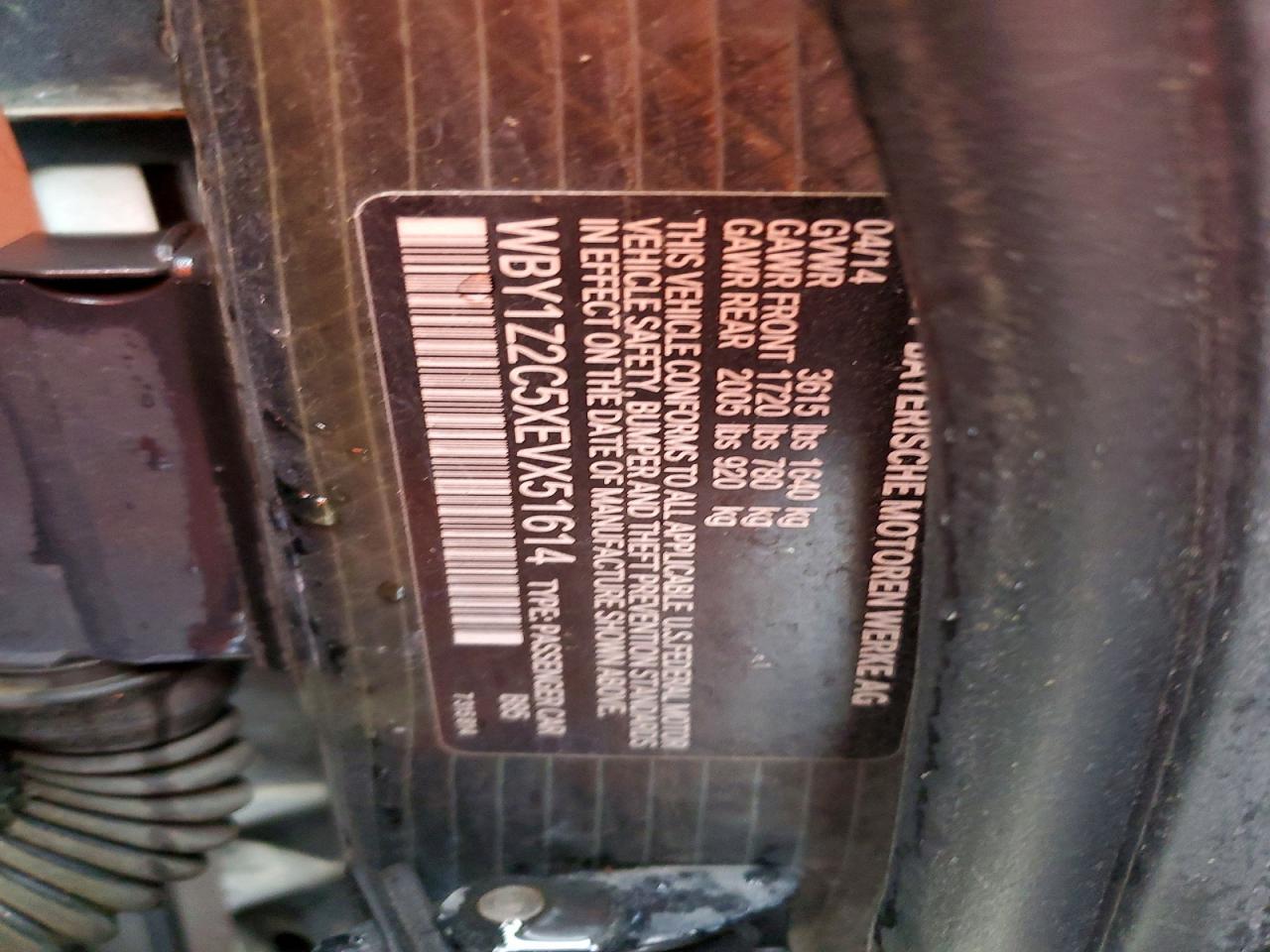 2014 BMW I3 bev