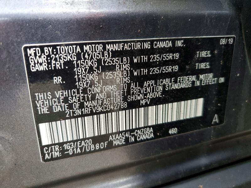 2019 Toyota Rav4 Limited