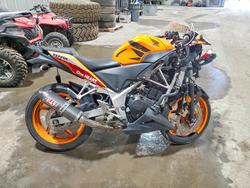 Salvage motorcycles for sale at Ellwood City, PA auction: 2013 Honda CBR250 R