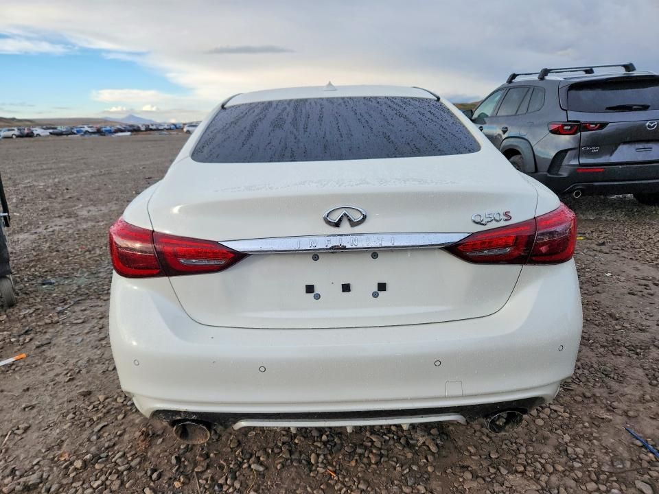 2019 Infiniti Q50 red Sport 400