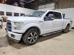 Salvage cars for sale from Copart Blaine, MN: 2016 Ford F150 Supercrew