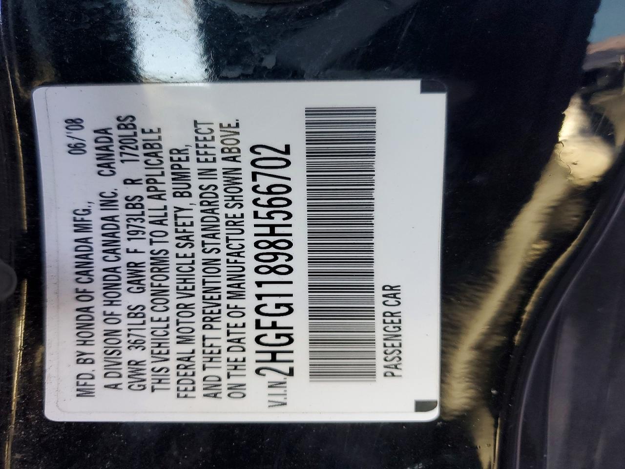 2008 Honda Civic ex