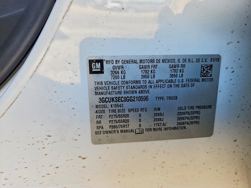 2016 Chevrolet Silverado K1500 ltz