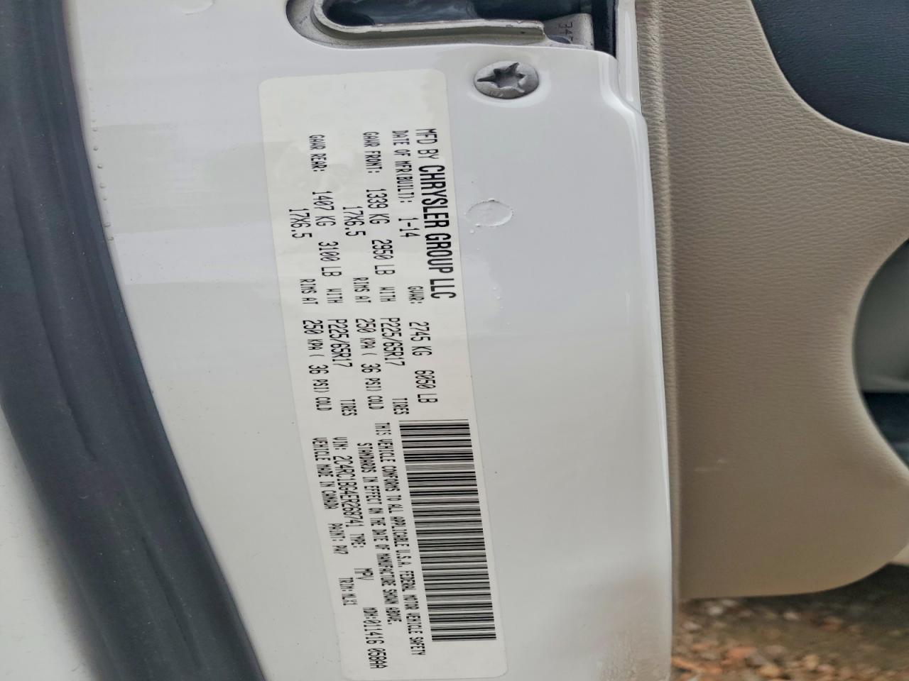 2014 Chrysler Town & Country Touring