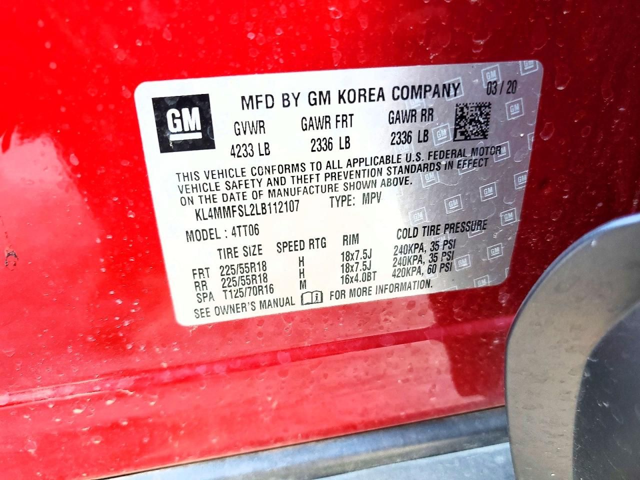 2020 Buick Encore gx Essence