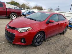 Salvage cars for sale from Copart Sacramento, CA: 2016 Toyota Corolla l