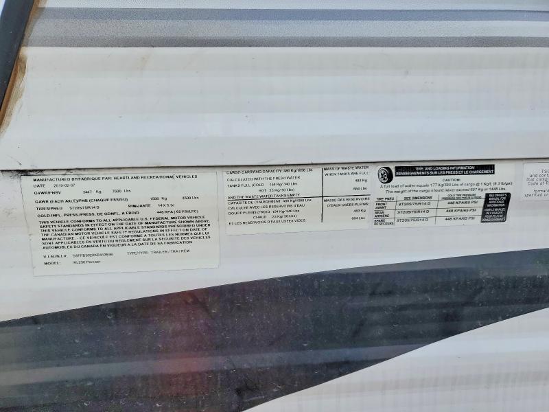 2019 Heartland Pioneer Camper